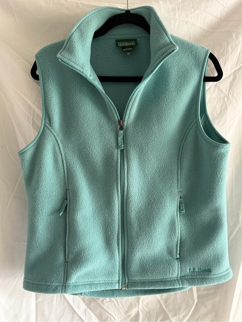 L.L. Bean Women's Aqua Fleece Vest - Full Zip